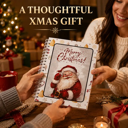 DIY Spiral-Bound Christmas Gift Card Album with Surprise Pages