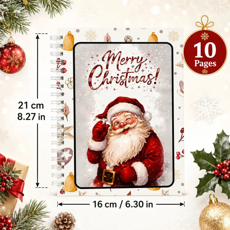 DIY Spiral-Bound Christmas Gift Card Album with Surprise Pages