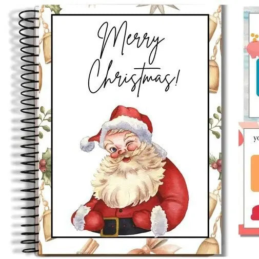DIY Spiral-Bound Christmas Gift Card Album with Surprise Pages