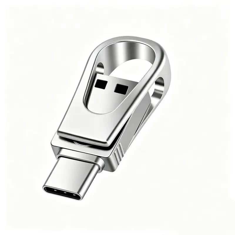3-in-1 Thumb Drive with Dual USB Connector
